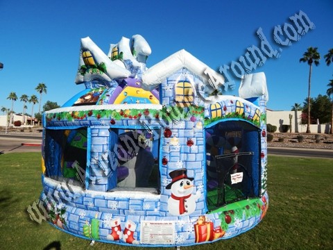 Christmas themed Bounce House Rental Phoenix
